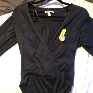 New Textured Longsleeve Bodysuit